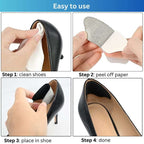 Anti blister heel cushions