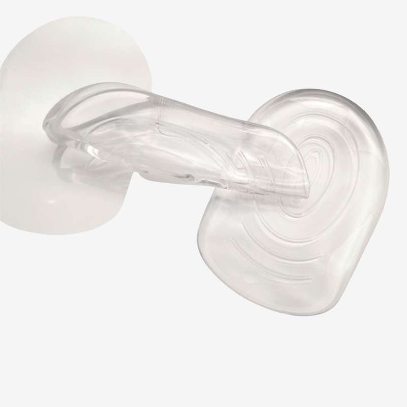 transparent heel lifter for pain relief