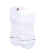 Pair of white Shezza padded ankle socks