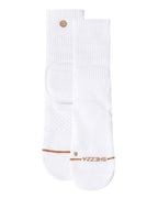 Pair of white Shezza padded crew socks