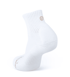 White Shezza padded quarter sock