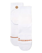 Pair of white Shezza padded quarter socks